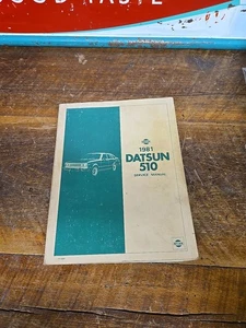 1981 Datsun 510  Factory Original Service Manual - Picture 1 of 6