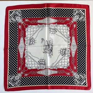100% Pure Silk Multicolour Small Silk Scarf - Picture 1 of 3