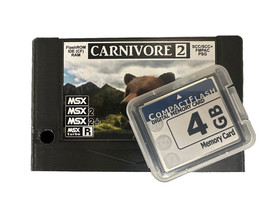 RBSC Carnivore2 MSX Cartridge (Flashrom, SCC/SCC+, FMPAC, IDE/CF, RAM)