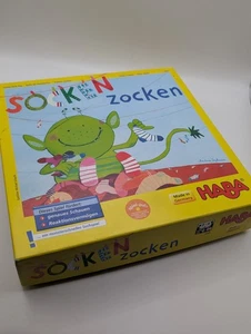 Socken Zocken - Haba Games - Lucky Sock Dip - Children's Game - Complete - VGC - Picture 1 of 12