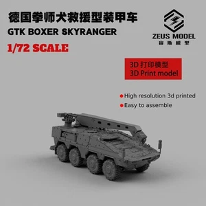 3D Printed Kit 1/72 Germany GTK Boxer Recovery Vehicle Unpainted Model - Picture 1 of 4
