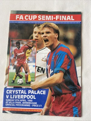 1990 FA Cup Semi Final***CRYSTAL PALACE v LIVERPOOL**8th APRIL 1990 - Image 1 of 3