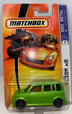 Matchbox Scion xB #7 Lime Green M3859 MBX Metal Ready For Action 2007 - Image 1 of 4