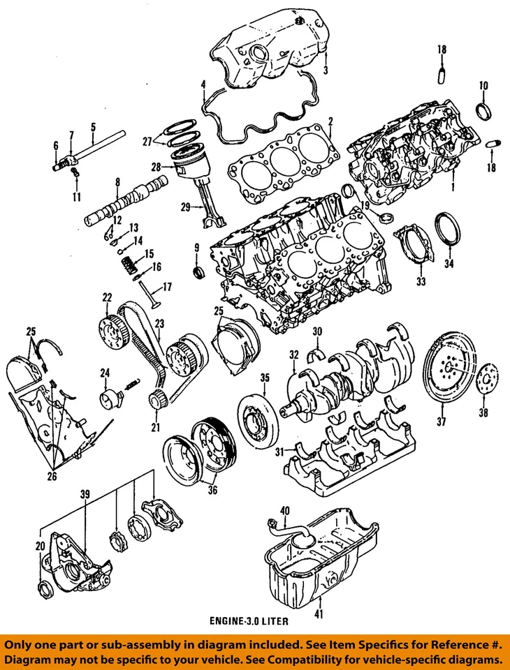 Junta de árbol de levas CHRYSLER OEM MD372536 Foto 1 de 1