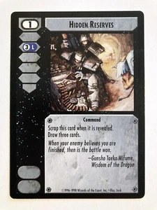 Hidden Reserves Battletech CCG Commander's Edition Command - Picture 1 of 1
