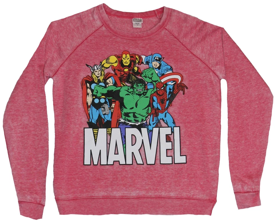 Sudadera ligera Marvel Comics Girls Juniors - Avenger Group Over Marvel Foto 1 de 1