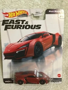 Hot Wheels Fast & Furious Lykan Hypersport Diecast Entertainment MOC New 2020 - Picture 1 of 2