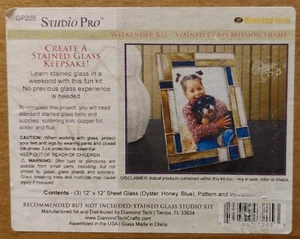 Studio Pro Stained Glass Kit NIB! Create a Stained Glass Keepsake in a Weekend! - Picture 1 of 3