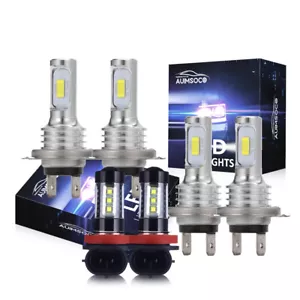 Faro LED 6000 K bombillas altas/bajas + luz antiniebla para Audi A3 A4 A5 A6 Q5 2009-2014 - Imagen 1 de 12