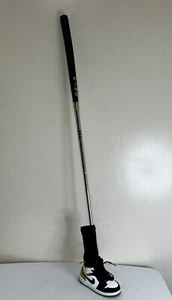 NIKE AIR JORDAN 1 MID SE (TD) WHITE-LASER ORANGE-BLACK Putter Cover - Picture 1 of 9