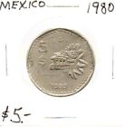 1980 Mexico 5 Pesos Km# 485 -Very Nice Circ Collector Coin