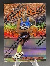 1997-98 Topps Finest Bronze REFRACTOR #66 Lindsey Hunter Detroit Pistons