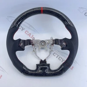 Custom Forged Carbon Fiber Steering Wheel For Subaru WRX/STI 2008-2014 - Picture 1 of 5