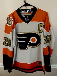 Signed Claude Giroux Reebok Jersey Philadelphia Flyers 50th Anniversary Patch SM - Picture 1 of 4