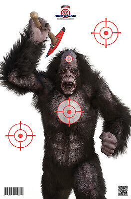 25x 3-D Paper Shooting Targets For Gun Range Rifle Pistol Bigfoot W/axe  23x35 • 18.75$