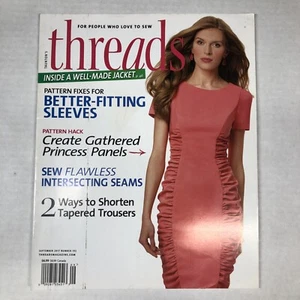 Threads Magazine Aug Sept 2017 Better-Fitting Sleeves Jackets Princess Panels - Picture 1 of 4