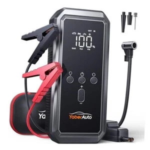 Portable Car Jump Starter with Air Compressor, 150PSI 4500A Car Battery Jump - Picture 1 of 7
