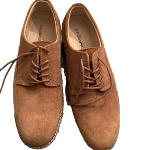 GH Bass & Co Pasadena Oxfords Men’s Size 7 D Lace Shoes Brown Suede Worn Once - Picture 1 of 7