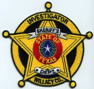 Willacy County, Texas Sheriff's Department, INVESTIGATOR FREE SHIPPING USA - Bild 1 von 1