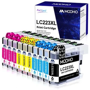 10x Drucker PATRONEN KOMPATIBEL für Brother LC223 MFC-J5320DW J4620DW J4625DW XL - Bild 1 von 8
