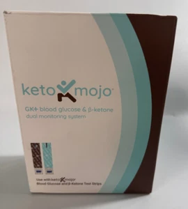 Kit de prueba de glucosa y cetonas keto mojo GK+ Bluetooth - Nuevo caducidad 8/2026 - Imagen 1 de 3