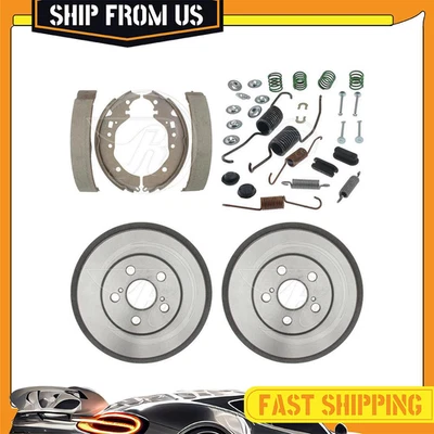 Rear Kit Brake Drums & Brake Shoes Hardware Kit For Scion xD 2008-2014 Foto 1 de 4