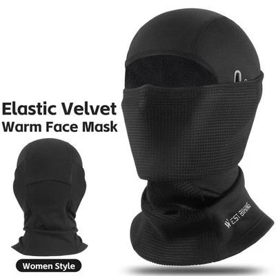  Mascarillas a prueba de viento Gorras de forro de ciclismo de invierno WEMM Foto 1 de 4