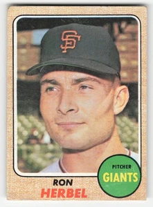 Ron Herbel 1968 Topps #333 San Francisco Giants GD - Picture 1 of 2