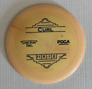 Lone Star Discs Lima Curl Distance Driver Yellow 154 Grams - Picture 1 of 4