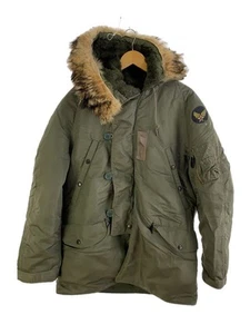 Buzz Rickson's Flight Jacket/L/Wool/Green/Plain/M13794 - Picture 1 of 7