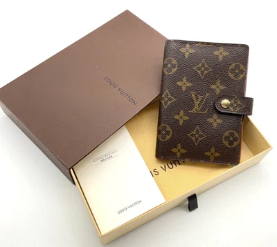 Auténtica cubierta para cuaderno Louis Vuitton con monograma Agenda PM R20005 con caja/bolsa i111275 Foto 1 de 4