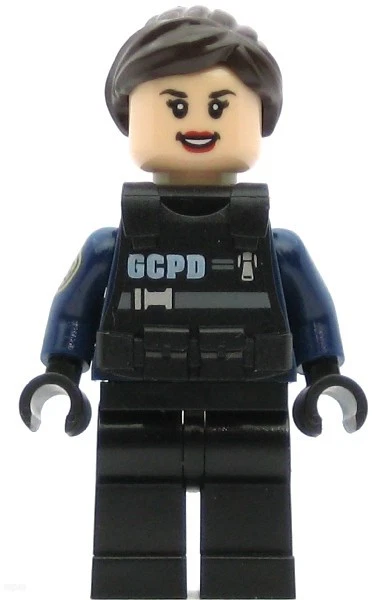 LEGO Super Heroes Minifigura GCPD Mujer Oficial (70915) (Genuino) Foto 1 de 1