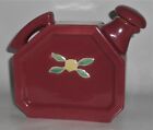 Coors Pottery Rosebud Red Water Server w/Cap