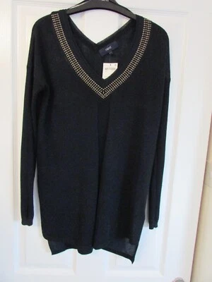 BNWT Brand new with tags Next ladies size 6 sparkly thin jumper RRP £28  - Image 1 of 4