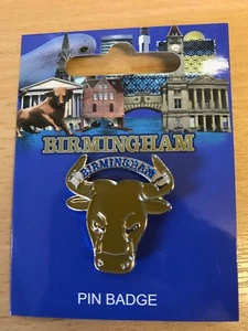 Birmingham Bull - Emaille Pin Abzeichen - Bild 1 von 4