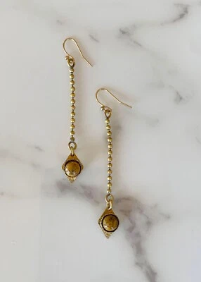 Lulu Frost - Beachbreak Earrings in Green Jasper, New with Packaging - Image 1 of 2