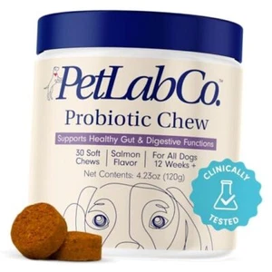 Probiotics for Dogs, Support Gut Health, Diarrhea, Single Pack Salmon - Picture 1 of 7
