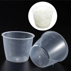 160ml Kitchen Cooker Measuring Plastic 2 Pcs Grade Rice Rice PP Food Cups - Picture 1 of 9