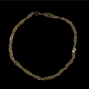 14k Gold Plated Bracelet 7 3/4” - Picture 1 of 2
