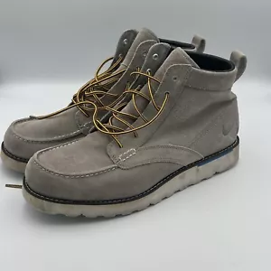 Nike ACG Kingman Boots Mens Size 14 Gray Suede Lace Up Chukka 525387-014 Hiking - Picture 1 of 13