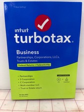 Intuit TurboTax Business 2021 Federal Only + E-File