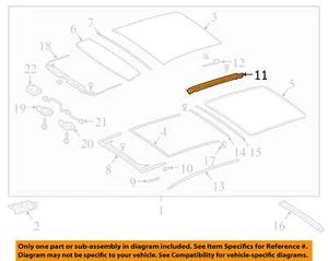 MERCEDES OEM 19-21 A220,A35 AMG Roof Sunroof-Guide Rail 1777801500 - Picture 1 of 2