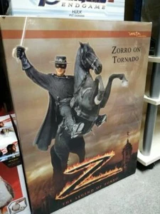 Weta Zorro auf Tornado Statue 55 cm , limitiert , Antonino Banderas als Zorro - Bild 1 von 4