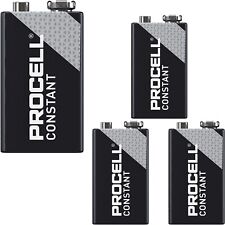 4 Duracell Procell 9V PP3 MN1604 Professional Block Smoke Alarm Batteries New