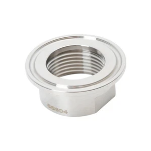 1-Inch TC Tri Clamps Adaptor, Tri-Clover Fittings to NPT 1/2" Female, 25.4mm - Picture 1 of 6