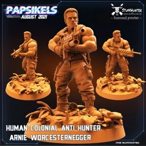 Anti Hunter Arnie Worcesternegger - Colonial Troopers - Papsikels - Ciencia ficción - Imagen 1 de 2
