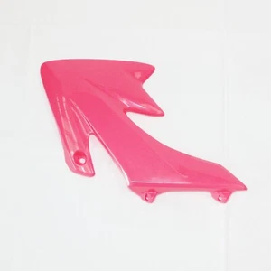 Pink Plastic Front RIGHT Tank Side Guard Fender CRF50Style PIT Trail Dirt Bike - Picture 1 of 2