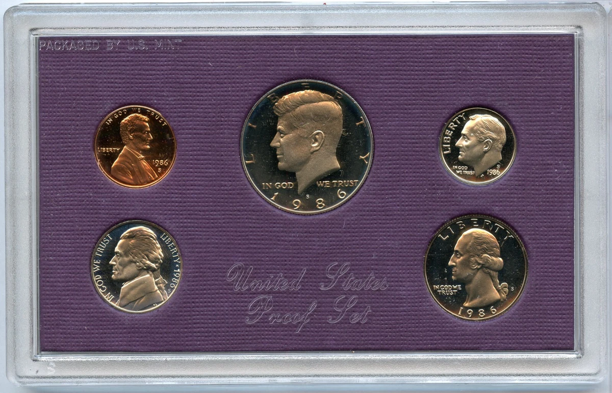 1986 US Coin Proof Sets for sale | eBay