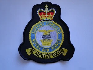 Aufnäher der Royal Air Force Support Command   ca 9x11 cm - Picture 1 of 1