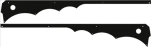 Batman 66 Side Rails Rüstung LE Style Mod für Stern Flipper 2269 - Bild 1 von 4